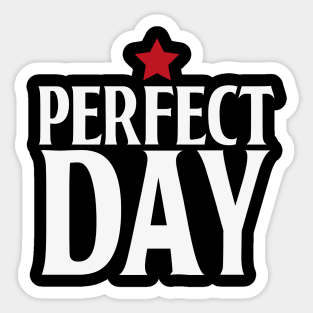 Perfect day lucky star Sticker